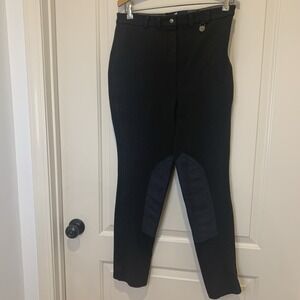 Miller's Heavyweight Black Equestrian Riding Pants Jodhpurs Large 30 Made In USA
